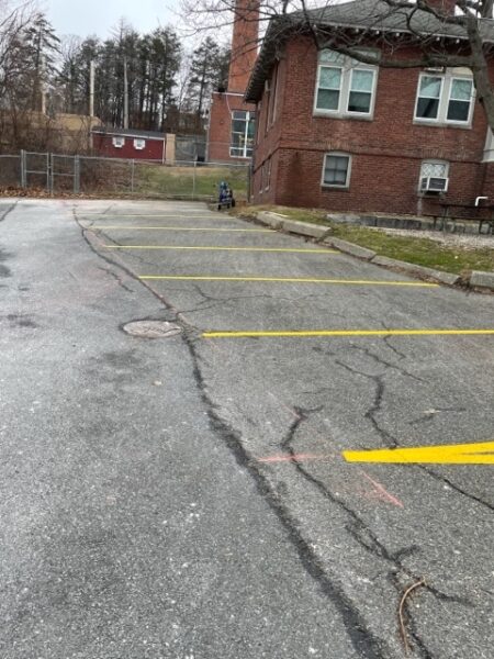 Northeast Contracting Solutions provided Line Striping services for this repeat commercial client in Lawrence, MA.

