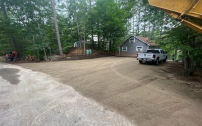 Septic System and Graded Driveway installed in Acton, ME.