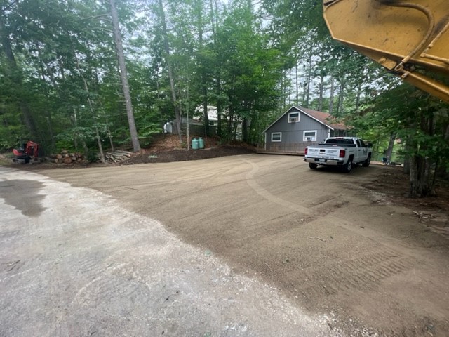 Septic System and Graded Driveway installed in Acton, ME.