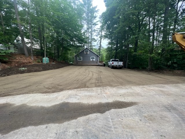 Septic System and Graded Driveway installed in Acton, ME.