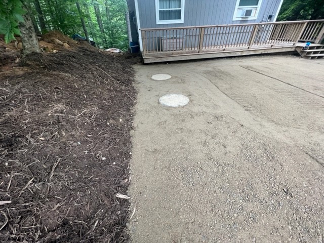 Septic System and Graded Driveway installed in Acton, ME.