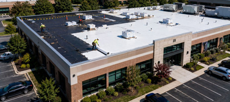Commercial Roof Replacement by NCS in MA