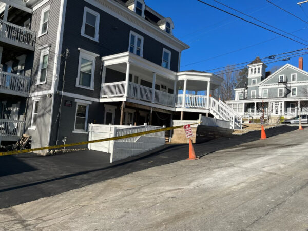 Northeast Contracting Solutions prepped, repaired, and paved this driveway and connecting areas for this property in Haverhill, MA.

