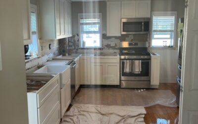 Kitchen Cabinets and Countertop installed in North Andover, MA.