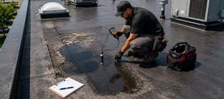 Roof Repair Leak Detection by NCS. in MA